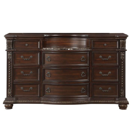 Cavalier Dresser in Dark Cherry 1757-5 - Premium Dresser from Homelegance (Titan Warehouse) - Just $994.50! Shop now at Furniture Wholesale Plus  We are the best furniture store in Nashville, Hendersonville, Goodlettsville, Madison, Antioch, Mount Juliet, Lebanon, Gallatin, Springfield, Murfreesboro, Franklin, Brentwood