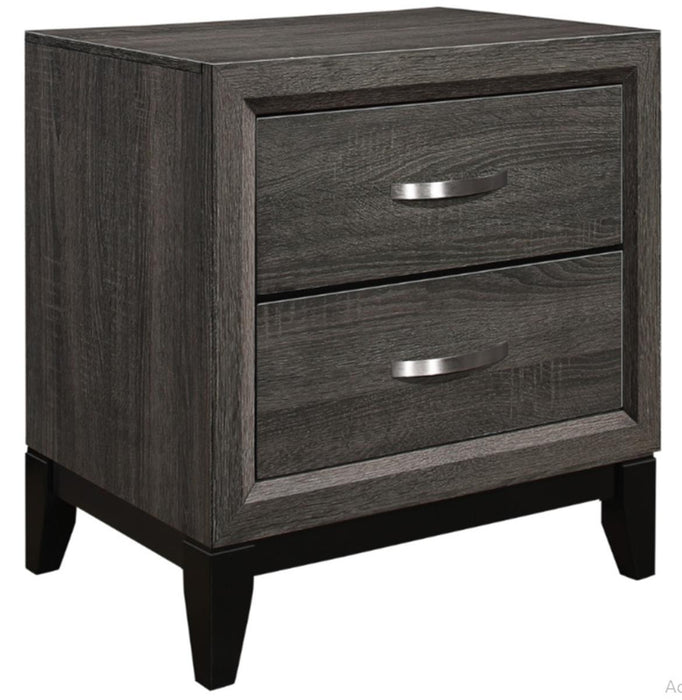 Davi Nightstand in Gray 1645-4 - Premium Nightstand from Homelegance (Titan Warehouse) - Just $142.35! Shop now at Furniture Wholesale Plus  We are the best furniture store in Nashville, Hendersonville, Goodlettsville, Madison, Antioch, Mount Juliet, Lebanon, Gallatin, Springfield, Murfreesboro, Franklin, Brentwood