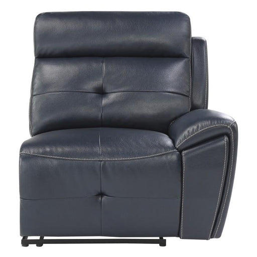 Avenue Right Side Reclining Chair in Navy 9469NVB-RR - Premium Chair from Homelegance (Titan Warehouse) - Just $448.50! Shop now at Furniture Wholesale Plus  We are the best furniture store in Nashville, Hendersonville, Goodlettsville, Madison, Antioch, Mount Juliet, Lebanon, Gallatin, Springfield, Murfreesboro, Franklin, Brentwood