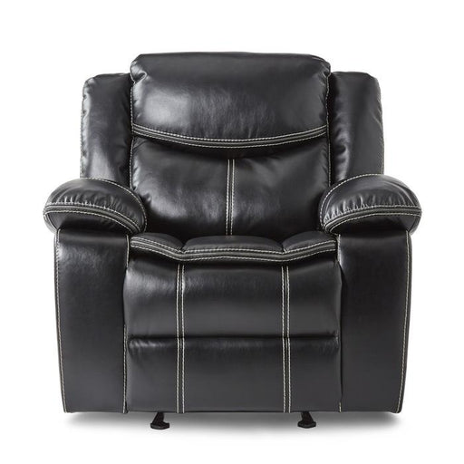 Bastrop Glider Reclining Chair in Black 8230BLK-1 - Premium Chair from Homelegance (Titan Warehouse) - Just $555.75! Shop now at Furniture Wholesale Plus  We are the best furniture store in Nashville, Hendersonville, Goodlettsville, Madison, Antioch, Mount Juliet, Lebanon, Gallatin, Springfield, Murfreesboro, Franklin, Brentwood