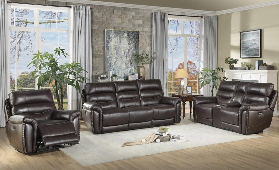 Lance Power Double Reclining Loveseat with Power Headrests in Brown 9527BRW-2PWH - Premium Loveseat from Homelegance (Titan Warehouse) - Just $1655.55! Shop now at Furniture Wholesale Plus  We are the best furniture store in Nashville, Hendersonville, Goodlettsville, Madison, Antioch, Mount Juliet, Lebanon, Gallatin, Springfield, Murfreesboro, Franklin, Brentwood