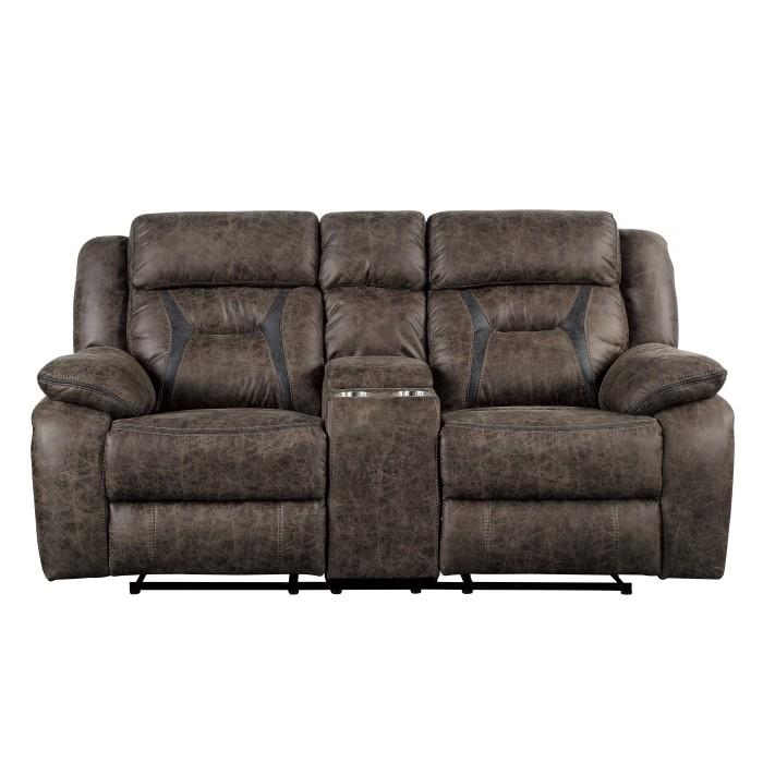 Madrona Double Reclining Loveseat in Dark Brown 9989DB-2 - Premium Loveseat from Homelegance (Titan Warehouse) - Just $1031.55! Shop now at Furniture Wholesale Plus  We are the best furniture store in Nashville, Hendersonville, Goodlettsville, Madison, Antioch, Mount Juliet, Lebanon, Gallatin, Springfield, Murfreesboro, Franklin, Brentwood