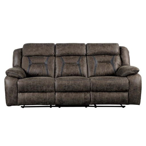 Madrona Double Reclining Sofa in Dark Brown 9989DB-3 - Premium Sofa from Homelegance (Titan Warehouse) - Just $1090.05! Shop now at Furniture Wholesale Plus  We are the best furniture store in Nashville, Hendersonville, Goodlettsville, Madison, Antioch, Mount Juliet, Lebanon, Gallatin, Springfield, Murfreesboro, Franklin, Brentwood