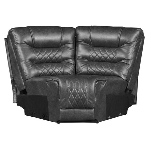 Putnam Corner Seat in Gray 9405GY-CR - Premium Wedge from Homelegance (Titan Warehouse) - Just $604.50! Shop now at Furniture Wholesale Plus  We are the best furniture store in Nashville, Hendersonville, Goodlettsville, Madison, Antioch, Mount Juliet, Lebanon, Gallatin, Springfield, Murfreesboro, Franklin, Brentwood