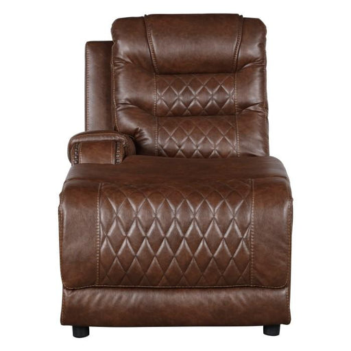 Putnam Power Left Side Reclining Chaise with USB Port in Brown 9405BR-LCPW - Premium Chaise from Homelegance (Titan Warehouse) - Just $731.25! Shop now at Furniture Wholesale Plus  We are the best furniture store in Nashville, Hendersonville, Goodlettsville, Madison, Antioch, Mount Juliet, Lebanon, Gallatin, Springfield, Murfreesboro, Franklin, Brentwood