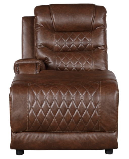 Putnam Power Left Side Reclining Chaise with USB Port in Brown 9405BR-LCPW - Premium Chaise from Homelegance (Titan Warehouse) - Just $731.25! Shop now at Furniture Wholesale Plus  We are the best furniture store in Nashville, Hendersonville, Goodlettsville, Madison, Antioch, Mount Juliet, Lebanon, Gallatin, Springfield, Murfreesboro, Franklin, Brentwood