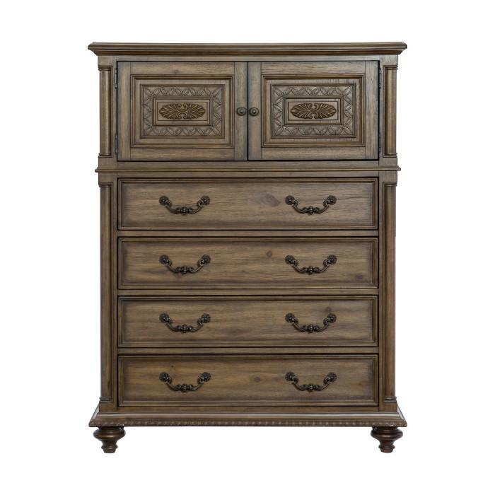 Rachelle 4 Drawer Chest in Weathered Pecan 1693-9 - Premium Chest from Homelegance (Titan Warehouse) - Just $924.30! Shop now at Furniture Wholesale Plus  We are the best furniture store in Nashville, Hendersonville, Goodlettsville, Madison, Antioch, Mount Juliet, Lebanon, Gallatin, Springfield, Murfreesboro, Franklin, Brentwood