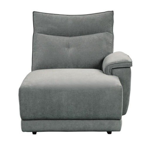 Tesoro Right Side Chaise in Dark Gray 9509DG-5R - Premium Chaise from Homelegance (Titan Warehouse) - Just $760.50! Shop now at Furniture Wholesale Plus  We are the best furniture store in Nashville, Hendersonville, Goodlettsville, Madison, Antioch, Mount Juliet, Lebanon, Gallatin, Springfield, Murfreesboro, Franklin, Brentwood