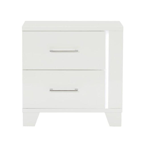 Kerren Nightstand in White 1678W-4 - Premium Nightstand from Homelegance (Titan Warehouse) - Just $290.55! Shop now at Furniture Wholesale Plus  We are the best furniture store in Nashville, Hendersonville, Goodlettsville, Madison, Antioch, Mount Juliet, Lebanon, Gallatin, Springfield, Murfreesboro, Franklin, Brentwood