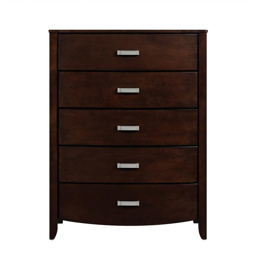 Lyric 5 Drawer Chest in Dark Espresso 1737NC-9 - Premium Chest from Homelegance (Titan Warehouse) - Just $604.50! Shop now at Furniture Wholesale Plus  We are the best furniture store in Nashville, Hendersonville, Goodlettsville, Madison, Antioch, Mount Juliet, Lebanon, Gallatin, Springfield, Murfreesboro, Franklin, Brentwood