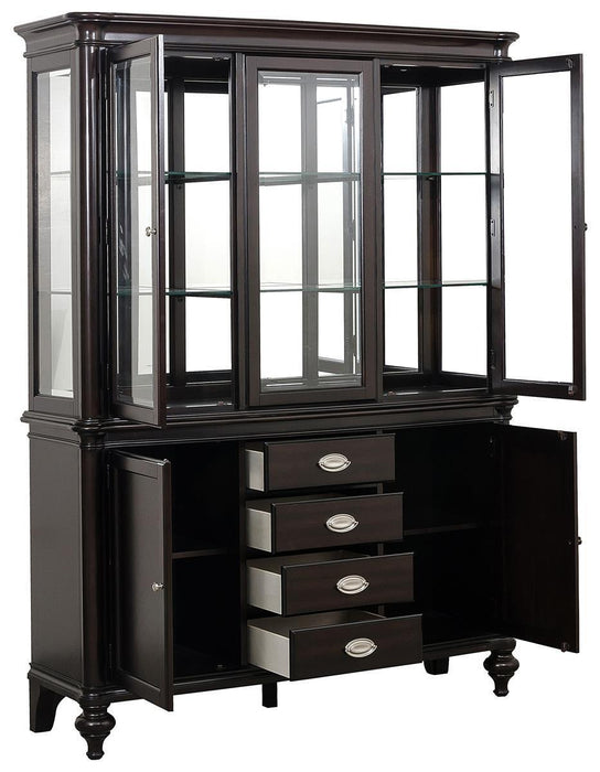 Marston Buffet with Hutch in Dark Cherry 2615DC-50-55 - Premium Buffet from Homelegance (Titan Warehouse) - Just $1675.05! Shop now at Furniture Wholesale Plus  We are the best furniture store in Nashville, Hendersonville, Goodlettsville, Madison, Antioch, Mount Juliet, Lebanon, Gallatin, Springfield, Murfreesboro, Franklin, Brentwood