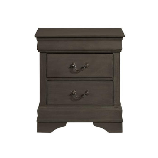 Mayville 2 Drawer Nightstand in Gray 2147SG-4 - Premium Nightstand from Homelegance (Titan Warehouse) - Just $130.65! Shop now at Furniture Wholesale Plus  We are the best furniture store in Nashville, Hendersonville, Goodlettsville, Madison, Antioch, Mount Juliet, Lebanon, Gallatin, Springfield, Murfreesboro, Franklin, Brentwood