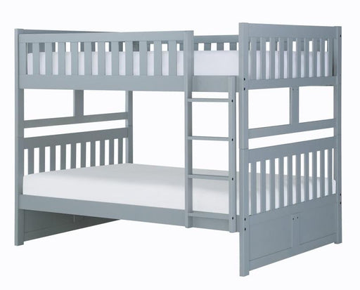 Orion Full/Full Bunk Bed in Gray B2063FF-1* - Premium Bed from Homelegance (Titan Warehouse) - Just $641.55! Shop now at Furniture Wholesale Plus  We are the best furniture store in Nashville, Hendersonville, Goodlettsville, Madison, Antioch, Mount Juliet, Lebanon, Gallatin, Springfield, Murfreesboro, Franklin, Brentwood