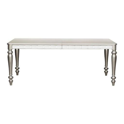 Orsina Dining Table in Silver 5477N-96 - Premium Dining Table from Homelegance (Titan Warehouse) - Just $583.05! Shop now at Furniture Wholesale Plus  We are the best furniture store in Nashville, Hendersonville, Goodlettsville, Madison, Antioch, Mount Juliet, Lebanon, Gallatin, Springfield, Murfreesboro, Franklin, Brentwood