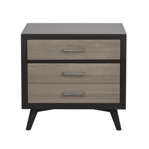 Raku 3 Drawer Nightstand in Gray 1711-4 - Premium Nightstand from Homelegance (Titan Warehouse) - Just $241.80! Shop now at Furniture Wholesale Plus  We are the best furniture store in Nashville, Hendersonville, Goodlettsville, Madison, Antioch, Mount Juliet, Lebanon, Gallatin, Springfield, Murfreesboro, Franklin, Brentwood