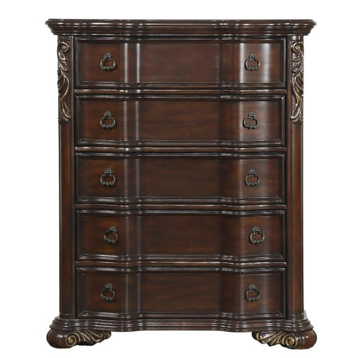 Royal Highlands 5 Drawer Chest in Rich Cherry 1603-9 - Premium Chest from Homelegance (Titan Warehouse) - Just $799.50! Shop now at Furniture Wholesale Plus  We are the best furniture store in Nashville, Hendersonville, Goodlettsville, Madison, Antioch, Mount Juliet, Lebanon, Gallatin, Springfield, Murfreesboro, Franklin, Brentwood