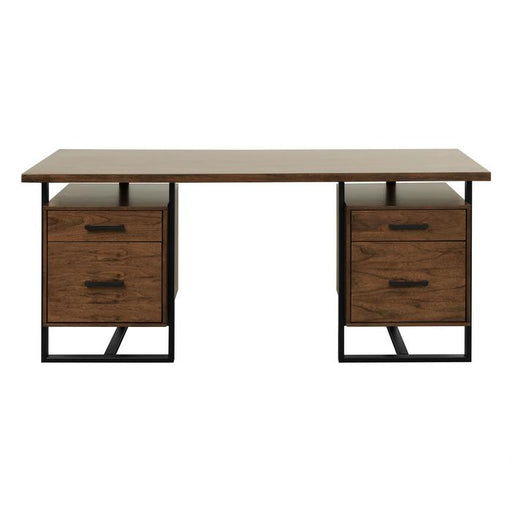 Sedley Writing Desk with Two Cabinets in Walnut 5415RF-15* - Premium Writing Desk from Homelegance (Titan Warehouse) - Just $742.95! Shop now at Furniture Wholesale Plus  We are the best furniture store in Nashville, Hendersonville, Goodlettsville, Madison, Antioch, Mount Juliet, Lebanon, Gallatin, Springfield, Murfreesboro, Franklin, Brentwood