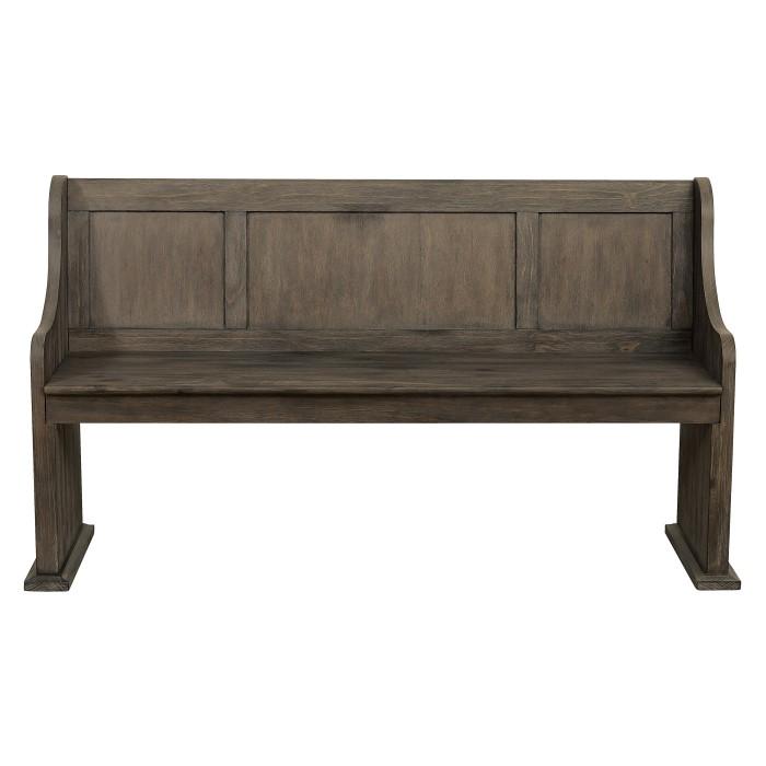 Toulon Bench with Curved Arms in Dark Pewter 5438-14A - Premium Bench from Homelegance (Titan Warehouse) - Just $388.05! Shop now at Furniture Wholesale Plus  We are the best furniture store in Nashville, Hendersonville, Goodlettsville, Madison, Antioch, Mount Juliet, Lebanon, Gallatin, Springfield, Murfreesboro, Franklin, Brentwood