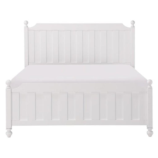 Wellsummer Full Panel Bed in White 1803WF-1* - Premium Bed from Homelegance (Titan Warehouse) - Just $427.05! Shop now at Furniture Wholesale Plus  We are the best furniture store in Nashville, Hendersonville, Goodlettsville, Madison, Antioch, Mount Juliet, Lebanon, Gallatin, Springfield, Murfreesboro, Franklin, Brentwood