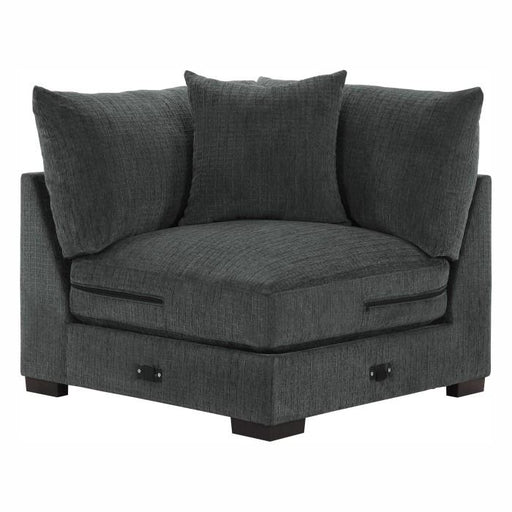 Worchester Corner Seat in Gray 9857DG-CR - Premium Corner Section from Homelegance (Titan Warehouse) - Just $602.55! Shop now at Furniture Wholesale Plus  We are the best furniture store in Nashville, Hendersonville, Goodlettsville, Madison, Antioch, Mount Juliet, Lebanon, Gallatin, Springfield, Murfreesboro, Franklin, Brentwood