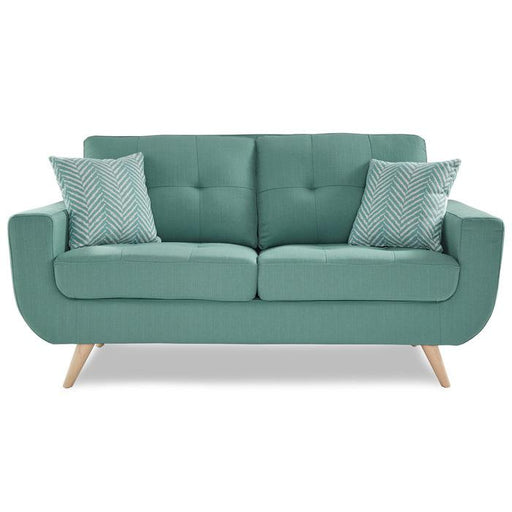 Homelegance Furniture Deryn Loveseat in Teal 8327TL-2 - Premium Loveseat from Homelegance (Titan Warehouse) - Just $563.55! Shop now at Furniture Wholesale Plus  We are the best furniture store in Nashville, Hendersonville, Goodlettsville, Madison, Antioch, Mount Juliet, Lebanon, Gallatin, Springfield, Murfreesboro, Franklin, Brentwood