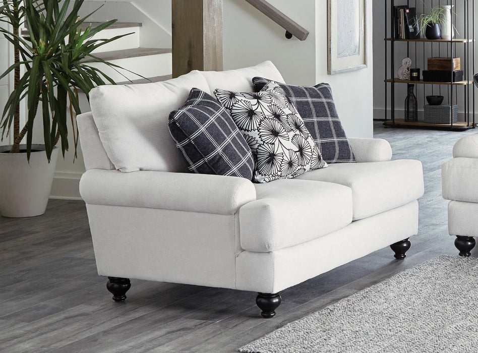 Jackson Cumberland Loveseat in Ecru/Black 3245-02 - Premium Loveseat from Jackson - Just $809.56! Shop now at Furniture Wholesale Plus  We are the best furniture store in Nashville, Hendersonville, Goodlettsville, Madison, Antioch, Mount Juliet, Lebanon, Gallatin, Springfield, Murfreesboro, Franklin, Brentwood