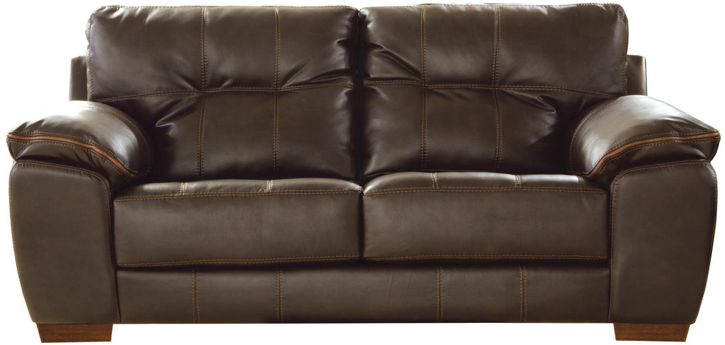 Jackson Furniture Hudson Loveseat in Chocolate 4396-02 - Premium Loveseat from Jackson - Just $783.72! Shop now at Furniture Wholesale Plus  We are the best furniture store in Nashville, Hendersonville, Goodlettsville, Madison, Antioch, Mount Juliet, Lebanon, Gallatin, Springfield, Murfreesboro, Franklin, Brentwood