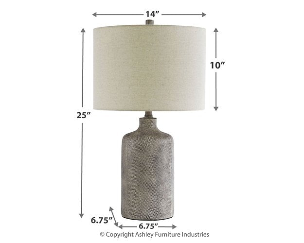 Linus Table Lamp - Premium Lamp from Ashley Furniture - Just $69.07! Shop now at Furniture Wholesale Plus  We are the best furniture store in Nashville, Hendersonville, Goodlettsville, Madison, Antioch, Mount Juliet, Lebanon, Gallatin, Springfield, Murfreesboro, Franklin, Brentwood