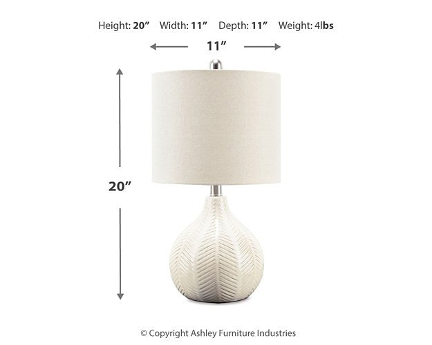 Rainermen Table Lamp - Premium Lamp from Ashley Furniture - Just $51.42! Shop now at Furniture Wholesale Plus  We are the best furniture store in Nashville, Hendersonville, Goodlettsville, Madison, Antioch, Mount Juliet, Lebanon, Gallatin, Springfield, Murfreesboro, Franklin, Brentwood