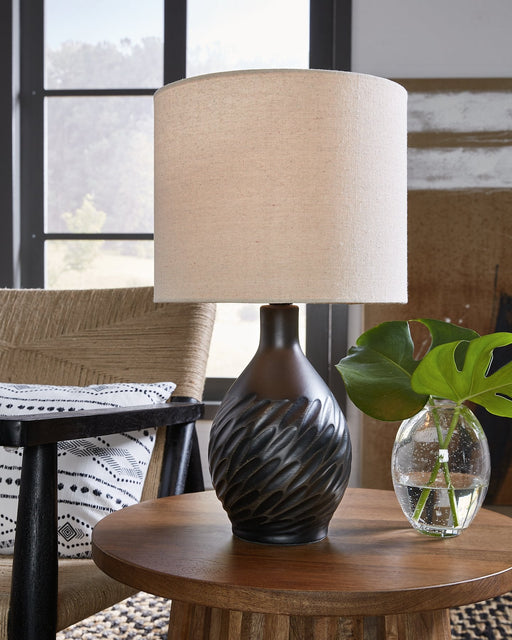 Garinton Table Lamp - Premium Table Lamp from Ashley Furniture - Just $51.42! Shop now at Furniture Wholesale Plus  We are the best furniture store in Nashville, Hendersonville, Goodlettsville, Madison, Antioch, Mount Juliet, Lebanon, Gallatin, Springfield, Murfreesboro, Franklin, Brentwood