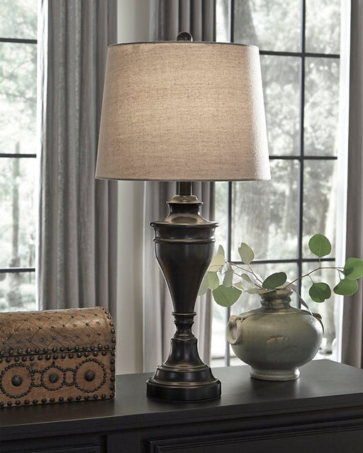 Darlita Table Lamp (Set of 2) - Premium Lamp Set from Ashley Furniture - Just $95.55! Shop now at Furniture Wholesale Plus  We are the best furniture store in Nashville, Hendersonville, Goodlettsville, Madison, Antioch, Mount Juliet, Lebanon, Gallatin, Springfield, Murfreesboro, Franklin, Brentwood