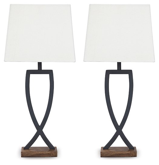 Makara Table Lamp (Set of 2) - Premium Lamp Set from Ashley Furniture - Just $95.55! Shop now at Furniture Wholesale Plus  We are the best furniture store in Nashville, Hendersonville, Goodlettsville, Madison, Antioch, Mount Juliet, Lebanon, Gallatin, Springfield, Murfreesboro, Franklin, Brentwood
