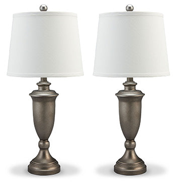 Doraley Table Lamp (Set of 2) - Premium Lamp Set from Ashley Furniture - Just $86.72! Shop now at Furniture Wholesale Plus  We are the best furniture store in Nashville, Hendersonville, Goodlettsville, Madison, Antioch, Mount Juliet, Lebanon, Gallatin, Springfield, Murfreesboro, Franklin, Brentwood