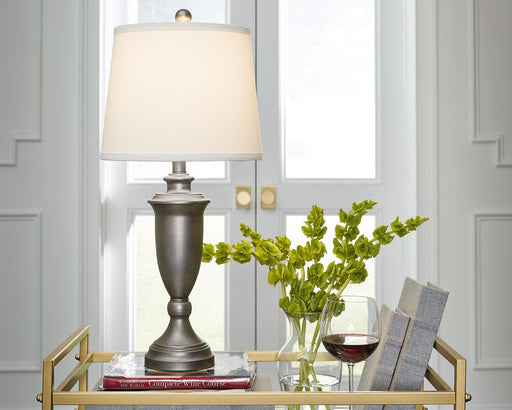Doraley Table Lamp (Set of 2) - Premium Lamp Set from Ashley Furniture - Just $86.72! Shop now at Furniture Wholesale Plus  We are the best furniture store in Nashville, Hendersonville, Goodlettsville, Madison, Antioch, Mount Juliet, Lebanon, Gallatin, Springfield, Murfreesboro, Franklin, Brentwood