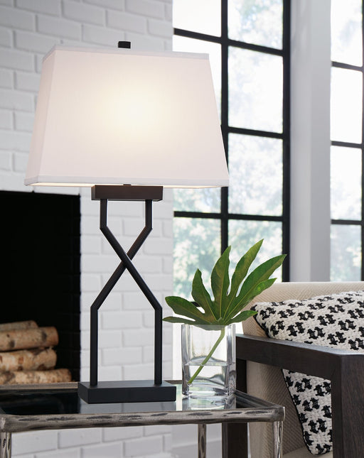 Brookthrone Table Lamp (Set of 2) - Premium Lamp from Ashley Furniture - Just $113.20! Shop now at Furniture Wholesale Plus  We are the best furniture store in Nashville, Hendersonville, Goodlettsville, Madison, Antioch, Mount Juliet, Lebanon, Gallatin, Springfield, Murfreesboro, Franklin, Brentwood