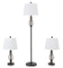 Brycestone Floor Lamp with 2 Table Lamps - Premium Lamp from Ashley Furniture - Just $139.69! Shop now at Furniture Wholesale Plus  We are the best furniture store in Nashville, Hendersonville, Goodlettsville, Madison, Antioch, Mount Juliet, Lebanon, Gallatin, Springfield, Murfreesboro, Franklin, Brentwood