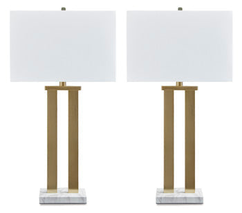 Coopermen Table Lamp (Set of 2) - Premium Lamp Set from Ashley Furniture - Just $104.38! Shop now at Furniture Wholesale Plus  We are the best furniture store in Nashville, Hendersonville, Goodlettsville, Madison, Antioch, Mount Juliet, Lebanon, Gallatin, Springfield, Murfreesboro, Franklin, Brentwood