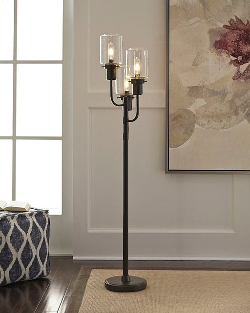 Jaak Floor Lamp - Premium Lamp from Ashley Furniture - Just $148.51! Shop now at Furniture Wholesale Plus  We are the best furniture store in Nashville, Hendersonville, Goodlettsville, Madison, Antioch, Mount Juliet, Lebanon, Gallatin, Springfield, Murfreesboro, Franklin, Brentwood