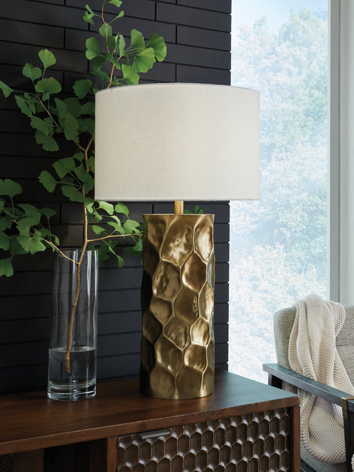 Marshawn Table Lamp - Premium Table Lamp from Ashley Furniture - Just $130.86! Shop now at Furniture Wholesale Plus  We are the best furniture store in Nashville, Hendersonville, Goodlettsville, Madison, Antioch, Mount Juliet, Lebanon, Gallatin, Springfield, Murfreesboro, Franklin, Brentwood