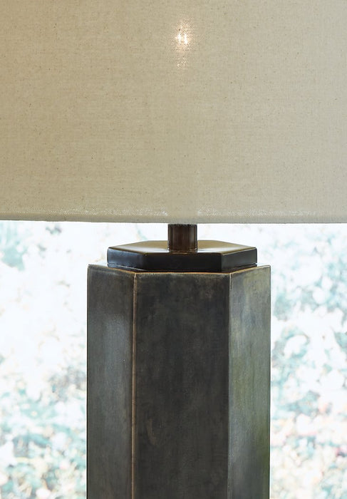 Dirkton Table Lamp - Premium Lamp from Ashley Furniture - Just $148.51! Shop now at Furniture Wholesale Plus  We are the best furniture store in Nashville, Hendersonville, Goodlettsville, Madison, Antioch, Mount Juliet, Lebanon, Gallatin, Springfield, Murfreesboro, Franklin, Brentwood