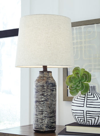 Mahima Table Lamp (Set of 2) - Premium Lamp Set from Ashley Furniture - Just $113.20! Shop now at Furniture Wholesale Plus  We are the best furniture store in Nashville, Hendersonville, Goodlettsville, Madison, Antioch, Mount Juliet, Lebanon, Gallatin, Springfield, Murfreesboro, Franklin, Brentwood