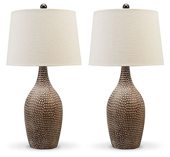 Laelman Table Lamp (Set of 2) - Premium Lamp Set from Ashley Furniture - Just $122.03! Shop now at Furniture Wholesale Plus  We are the best furniture store in Nashville, Hendersonville, Goodlettsville, Madison, Antioch, Mount Juliet, Lebanon, Gallatin, Springfield, Murfreesboro, Franklin, Brentwood
