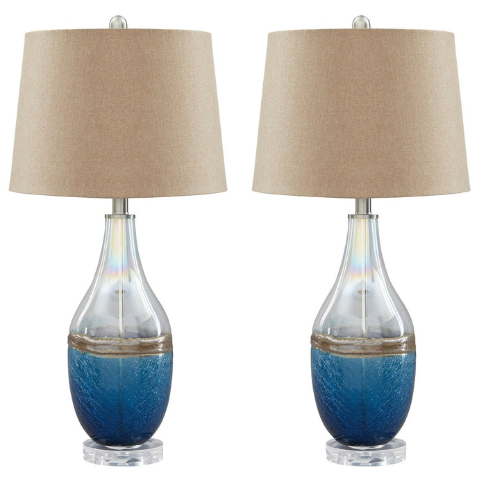 Johanna Table Lamp (Set of 2) - Premium Lamp Set from Ashley Furniture - Just $183.82! Shop now at Furniture Wholesale Plus  We are the best furniture store in Nashville, Hendersonville, Goodlettsville, Madison, Antioch, Mount Juliet, Lebanon, Gallatin, Springfield, Murfreesboro, Franklin, Brentwood