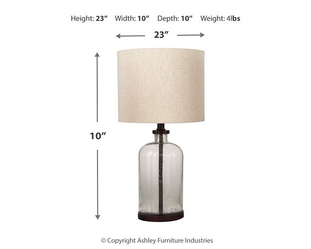 Bandile Table Lamp - Premium Lamp from Ashley Furniture - Just $51.42! Shop now at Furniture Wholesale Plus  We are the best furniture store in Nashville, Hendersonville, Goodlettsville, Madison, Antioch, Mount Juliet, Lebanon, Gallatin, Springfield, Murfreesboro, Franklin, Brentwood