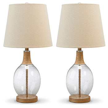 Clayleigh Table Lamp (Set of 2) - Premium Lamp Set from Ashley Furniture - Just $95.55! Shop now at Furniture Wholesale Plus  We are the best furniture store in Nashville, Hendersonville, Goodlettsville, Madison, Antioch, Mount Juliet, Lebanon, Gallatin, Springfield, Murfreesboro, Franklin, Brentwood