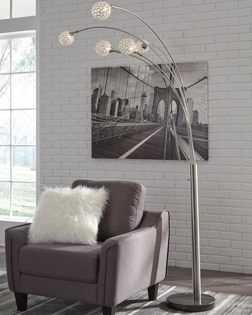 Winter Arc Lamp - Premium Lamp from Ashley Furniture - Just $245.61! Shop now at Furniture Wholesale Plus  We are the best furniture store in Nashville, Hendersonville, Goodlettsville, Madison, Antioch, Mount Juliet, Lebanon, Gallatin, Springfield, Murfreesboro, Franklin, Brentwood