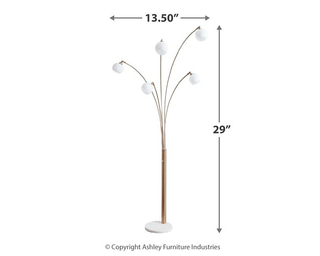 Taliya Arc Lamp - Premium Lamp from Ashley Furniture - Just $245.61! Shop now at Furniture Wholesale Plus  We are the best furniture store in Nashville, Hendersonville, Goodlettsville, Madison, Antioch, Mount Juliet, Lebanon, Gallatin, Springfield, Murfreesboro, Franklin, Brentwood