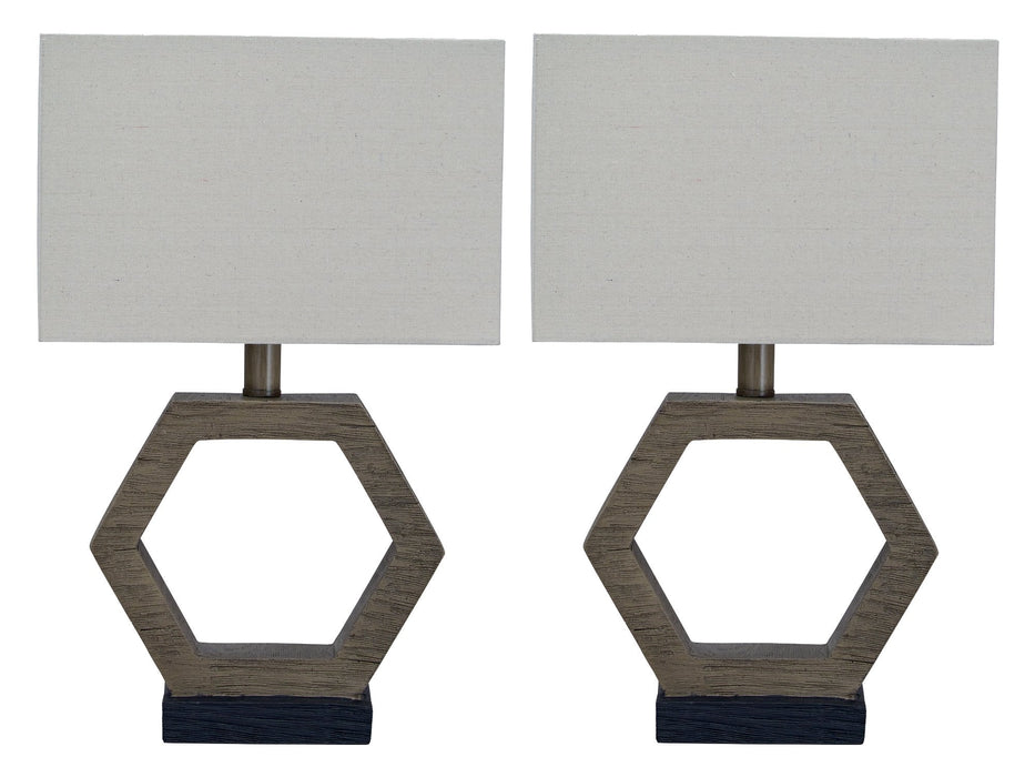 Marilu Lamp Set - Premium Lamp Set from Ashley Furniture - Just $102.83! Shop now at Furniture Wholesale Plus  We are the best furniture store in Nashville, Hendersonville, Goodlettsville, Madison, Antioch, Mount Juliet, Lebanon, Gallatin, Springfield, Murfreesboro, Franklin, Brentwood