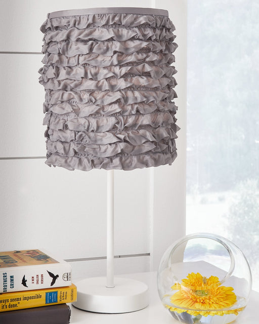 Mirette Table Lamp - Premium Lamp from Ashley Furniture - Just $37.29! Shop now at Furniture Wholesale Plus  We are the best furniture store in Nashville, Hendersonville, Goodlettsville, Madison, Antioch, Mount Juliet, Lebanon, Gallatin, Springfield, Murfreesboro, Franklin, Brentwood