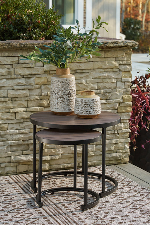 Ayla Outdoor Nesting End Tables (Set of 2) - Premium Outdoor End Table from Ashley Furniture - Just $63.77! Shop now at Furniture Wholesale Plus  We are the best furniture store in Nashville, Hendersonville, Goodlettsville, Madison, Antioch, Mount Juliet, Lebanon, Gallatin, Springfield, Murfreesboro, Franklin, Brentwood